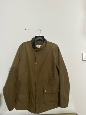 Barbour Jacket Olive Brown Waterproof